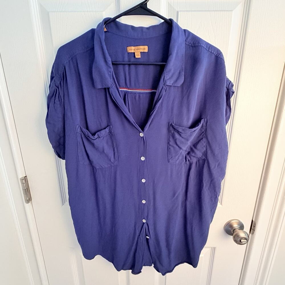 Jachs Girlfriend Womens Shirt Size XXL American Preppy Office Wear Classy Chic